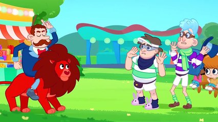 Download Video: My Magic Circus Animal Morphle! Lions, Elephants, Tigers and Monkeys for children.