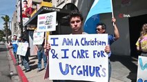 - Çin'in Uygur Türklerine Zulmü Hollywood'da Protesto Edildi