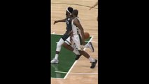 Middleton and Bledsoe go behind the back to set up Bucks dunks