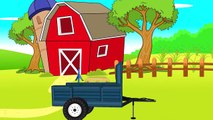 Red Tractor assembly Video animations | Videos for Babies nad Kids.  Bajka czerwony Traktorek