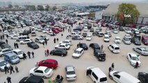Bursa’da 'Nöbetçi Noter' uygulaması başladı, araba pazarında adım atacak yer kalmadı