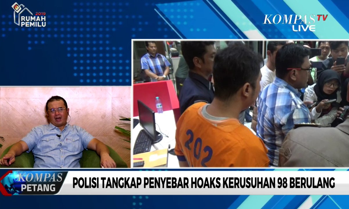 Polisi Tangkap Penyebar Hoaks Kerusuhan 98 Berulang