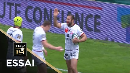 TOP 14 - Essai Thibaut REGARD (LOU) - Pau - Lyon - J21 - Saison 2018/2019