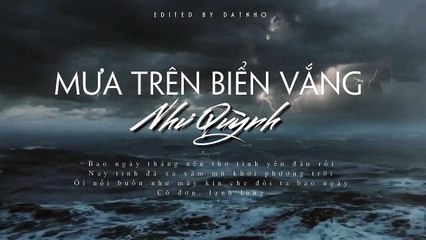 Như Quỳnh - Mưa Trên Biển Vắng (Lyrics Video)