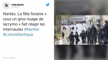 Nantes. La fête foraine « sous un gros nuage de lacrymo » fait réagir les internautes