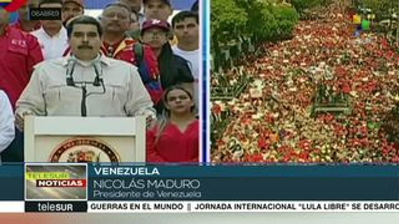 teleSUR Noticias: Pueblo venezolano toma las calles de Caracas