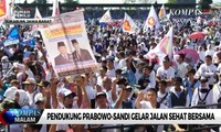 Pendukung Prabowo-Sandi Gelar Jalan Sehat Bersama