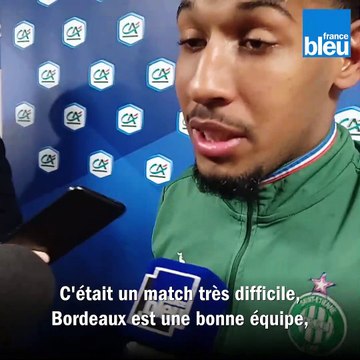 Le capitaine des U19 de l'ASSE, Kenny Rocha-Santos débrieffe la demi-finale remportée face à Bordeaux en Gambardella