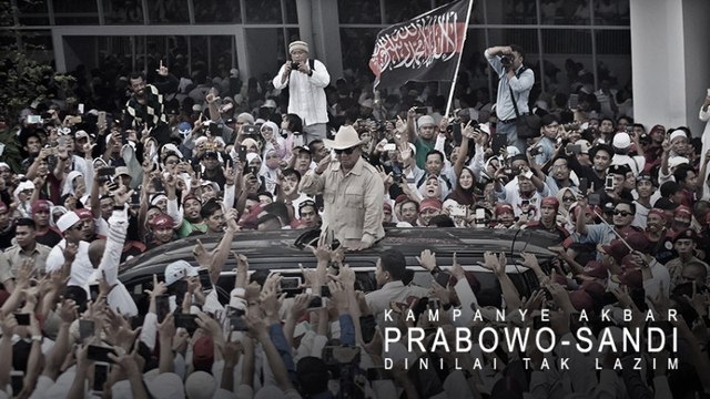 SBY Sebut Kampanye Akbar Prabowo-Sandi Tak Lazim