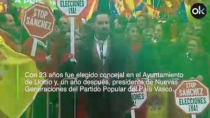 Vídeo biografía Santiago Abascal como representante de VOX