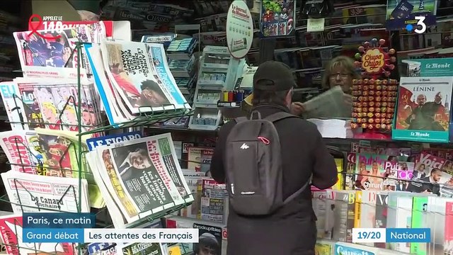 Grand débat : les Français attendent du changement