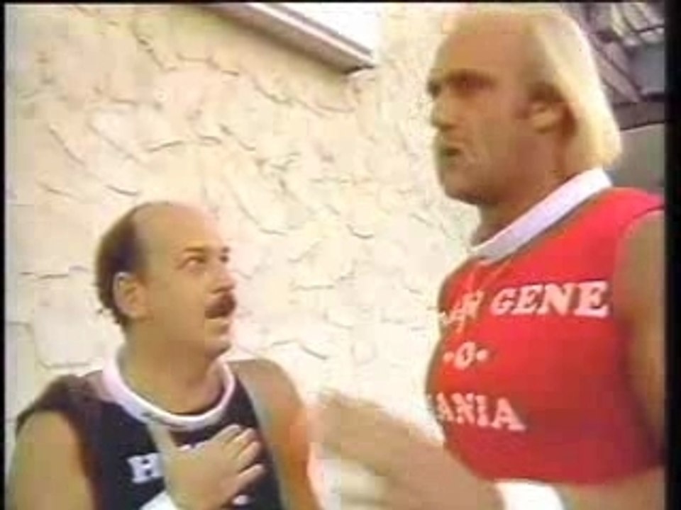 Hulk Hogan and Mean Gene Workout