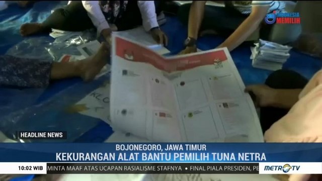 KPU Bojonegoro Kekurangan Logistik Template bagi Tunanetra