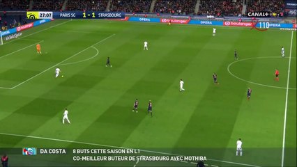 Choupo-Moting laughably prevents a goal for PSG against Strasbourg!
