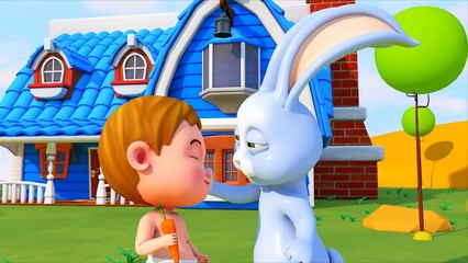Children play football - Baby harvesting vegetables - children's songs education For children