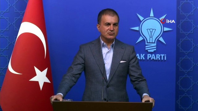 AK Parti Sözcüsü Ömer Çelik:'Demokrasinin kutsalı olan sandığa sahip çıkma iradesinden niye rahatsızlık duyuluyor? Sonucun ortaya çıkması ve iradenin tecelli etmesi hususunda bu çarpık zihniyet halen yürürlükte kalmaya devam ediyor.'