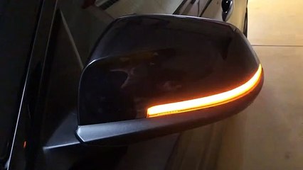 BMW F32 full-led black mirror indicator