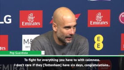 Big teams overcome situations, they don't complain - Guardiola