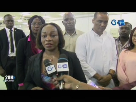 RTG/La ministre de la pêche et de la mer Prisca Koho NLEND a visité les structures levant de sa tutelle.