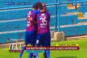 La Liga 1: Deportivo Municipal venció 1-0 a César Vallejo en Huacho