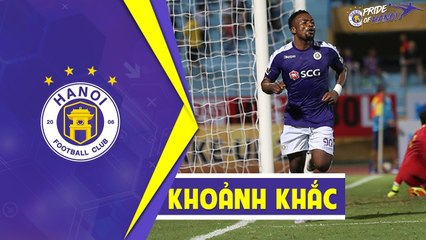 Sự nhạy bén của Oseni trong tình huống mở tỷ số của Hà Nội trước SLNA | HANOI FC