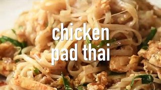 How to make chicken pad Thai cuisine