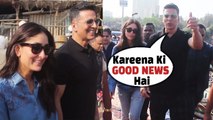 Akshay Kumar & Kareena Kapoor Spotted at Versova Jetty After Last Schedule of Film Good News