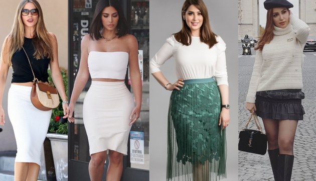 شكل التنورة المناسبة لك بحسب شكل جسمكِ