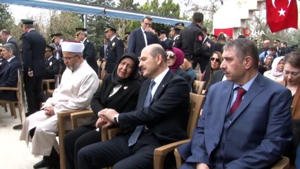 İçişleri Bakanı Soylu, Polis Şehitliği'nde anma törenine katıldı