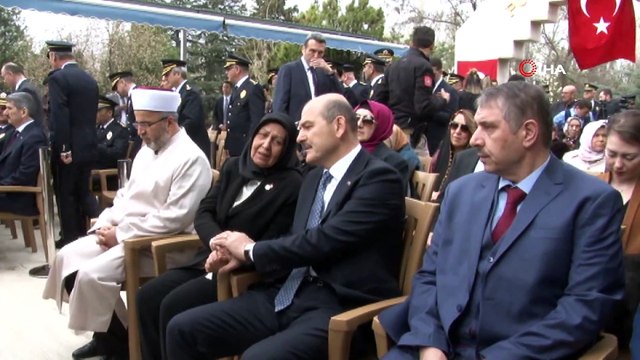 İçişleri Bakanı Soylu, Polis Şehitliği'nde anma törenine katıldı
