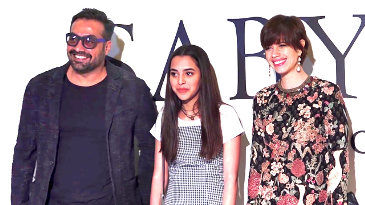 Anurag Kashyap Poses With Ex-Wife Kalki Koechlin And Daughter Aaliyah Kashyap