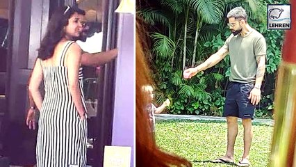 Virat Kohli And Anushka Sharma Spotted On Lunch Date With  AB De Villiers & Family