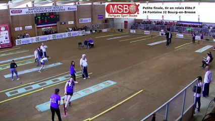 Petite finale, tir en relais Elite Féminine, France Tirs, Martigues  2019