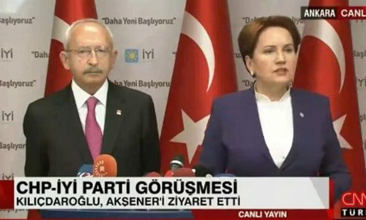 Meral Akşener konuşurken CNN Türk yayını kesti