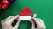 Origami Weihnachten: Nikolausmütze basteln mit Papier - DIY Weihnachtsgeschenke selber machen