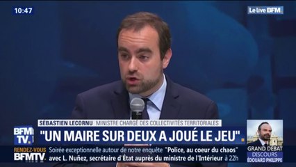 Sébastien Lecornu se félicite "qu'un maire sur deux" ait "joué le jeu" au grand débat