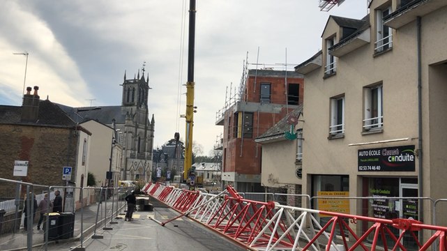 Démontage de la grue 10 tonnes
