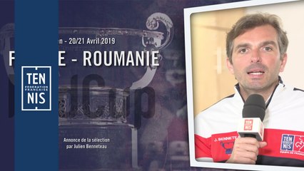L'annonce de la sélection de Julien Benneteau pour France-Roumanie