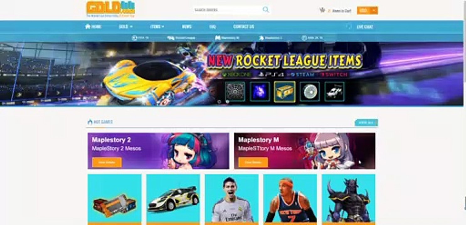 GOLDKK - ROCKET LEAGUE ITEMS