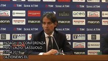 Conferenza Inzaghi post Lazio-Sassuolo