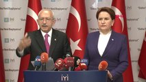 Kılıçdaroğlu ve Akşener Ortak Basın Toplantısı Düzenledi- 2