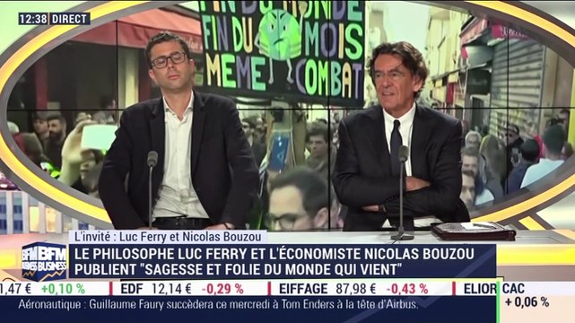 Luc Ferry et Nicolas Bouzou publient Sagesse et folie du monde qui vient - 08/04
