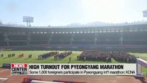 1,000 foreigners participate in int'l marathon in Pyeongyang