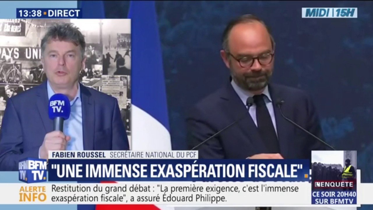 Fabien Roussel (PCF): "Il a fallu 21 semaines de mobilisation des gilets jaunes et des syndicats pour qu'ils ravalent un peu leur arrogance"