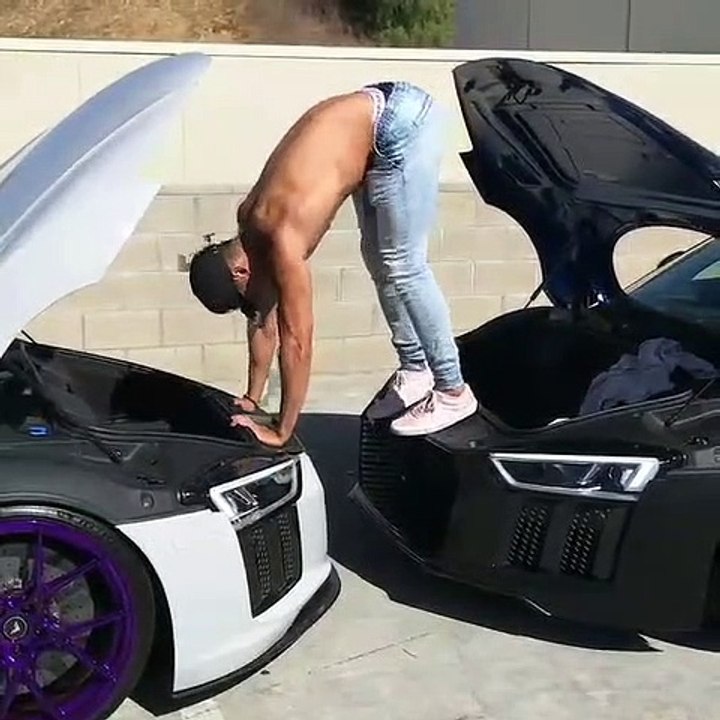 lets have stretch between 2 super cars!