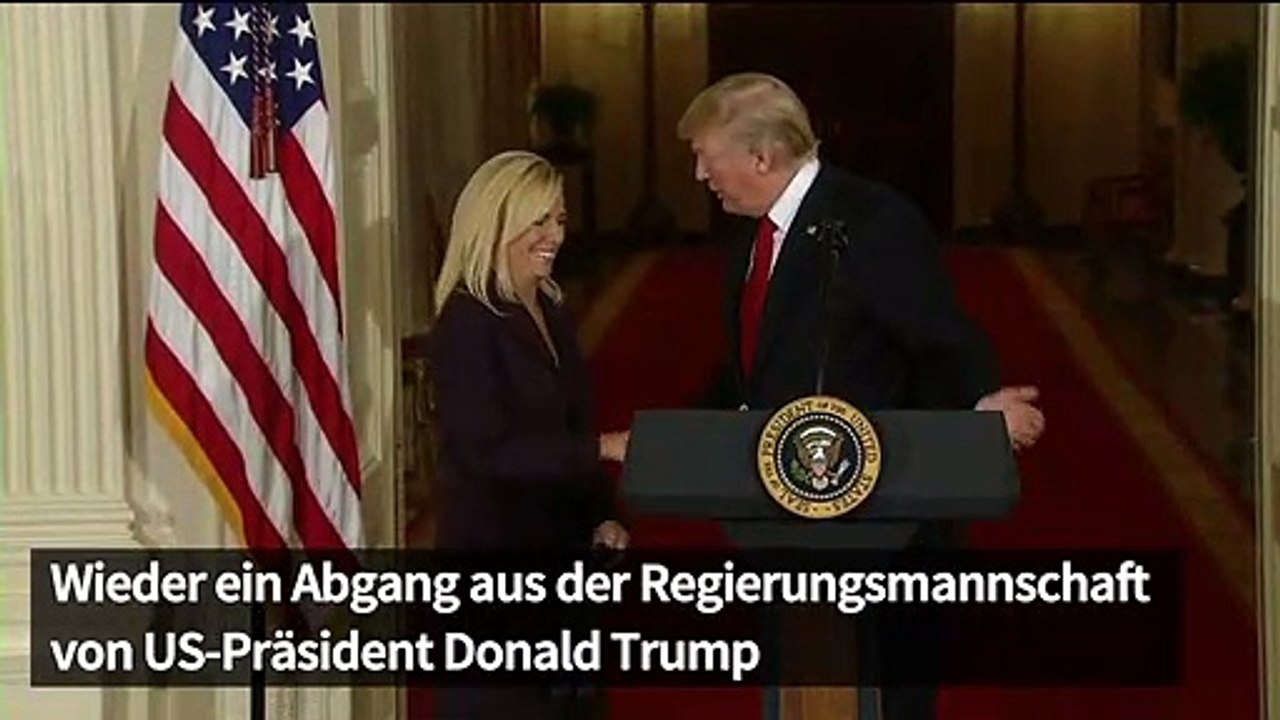 Trump tauscht US-Heimatschutzministerin Nielsen aus