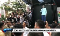 Kala Joko Widodo Bertemu dengan Hologram Dirinya