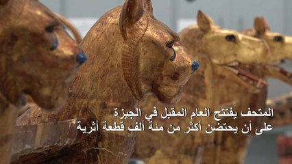 مصر تواصل تجهيز قاعات المتحف الكبير