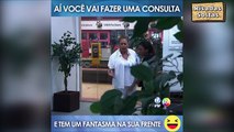 E aí você vai numa consulta e tem um fantasma na sua frente