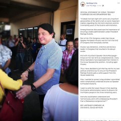 Tonyboy Floirendo seeking House Speakership